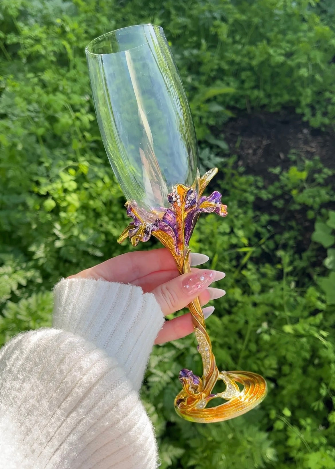 Rapunzel Champagne Glass